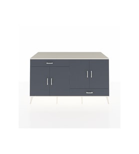 Kronos Konsol 5 Raflı 2 Çekmeceli 4 Kapaklı 176x59x99 Aytaşı-Antrasit