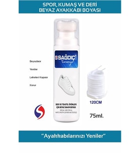 Sağdıç Saraciye Spor Beyaz Deri Ve Kumaş Ayakkabı