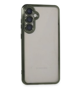 Samsung Galaxy Uyumlu, S23 Fe Kılıf Razer Lensli Silikon - Yeşil