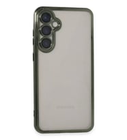 Samsung Galaxy Uyumlu, S23 Fe Kılıf Razer Lensli Silikon - Yeşil