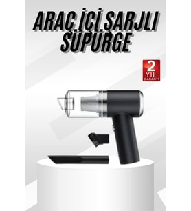 Yeni Nesil Mini Vakumlu Araç Süpürgesi El Süpürgesi Şarjlı