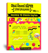 Okul Öncesi Süper Çizgi Çalışması Kitabı