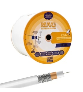 Mag Rg6-U4 Trishield Anten Kablosu (300 Mt.)