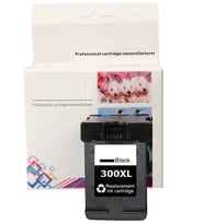 HP 300XL-CC641EE (D1660-D2560-D2660-D2660-D5560-F2420-F2480-F4210-F4272-F4280-F4580-ENVY 100-ENVY 110-ENVY 114-C4670-C4680-C4685-C4780) Muadil Siyah Kartuşu