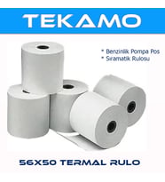 56x50 Pompa Yazarkasa Termal Pos Rulosu 10 Adet