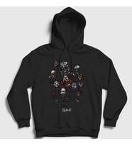 Presmono Unisex Siyah Masks V2 Slipknot Kapüşonlu Sweatshirt 292950tt