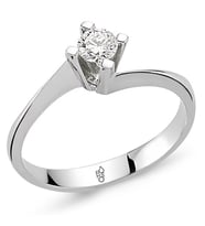 Romeo Pırlanta 0.22 Ct Tektaş Yüzük RM20030 (Çok Renkli)
