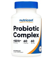 Nutricost Probiotic Complex - 50 Billion CFU, 60 Capsules.Abd Menşei (Renksiz)