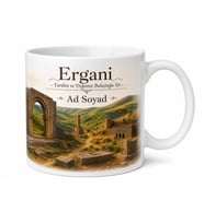 Ergani Tarihi Dokusu ve Doğası Diyarbakır Hatırası Kupa Bardak Hediye