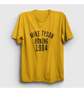 Presmono Unisex Sarı 1984 Mike Tyson T-Shirt 157232tt (Sarı)