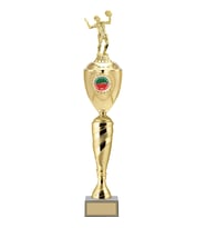 ODAK KUPA - Figürlü Kupalar - Voleybol Kadın Figürlü Kupalar FG-081 A - 63 cm
