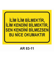 İŞ GÜVENLİĞİ UYARI LEVHASI 1 ADET PVC 21 X 29CM