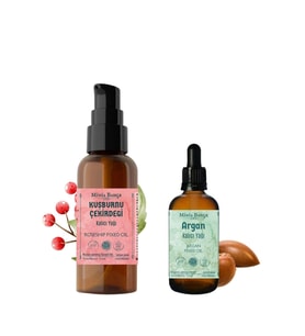 Kuşburnu Çekirdeği Yağı 100ml, Argan Yağı 30ml