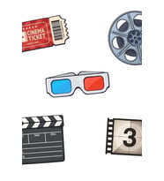 Illustrated Movie Collection Tablo Ahşap Poster Dekoratif