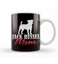 Jack Russel Terrier Mom Puppy Dogs Pet Animal Kupa Bardak Porselen