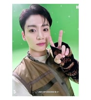 Jeon Jungkook Haritası (bts Mag) Tablo Ahşap Poster Dekoratif Kod881