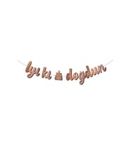 Kaligrafi Banner Rose Iyi Ki Doğdun M38