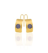 Kadir Jewellery 22 Ayar Altın Kaplama Kadın Minimal Küpe -El İşçiliği Ve Hipoalerjenik Küpe