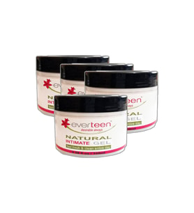 Everteen Natural İntimate Gel Bayan Genital Bölge Temizleyici Rahatlatıcı Hijyen Jeli 100 ml x 4 Adet