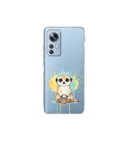 Xiaomi Mi 12 Lite ile Uyumlu Splash Mirket Tasarımlı Şeffaf Silikon Kılıf