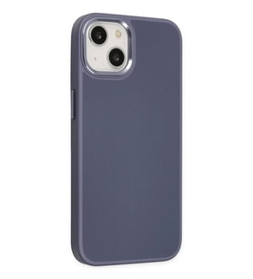 Newface Apple iPhone 14 Plus Kılıf Asya Deri Silikon - Mor