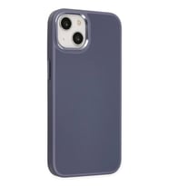 Newface Apple iPhone 14 Plus Kılıf Asya Deri Silikon - Mor