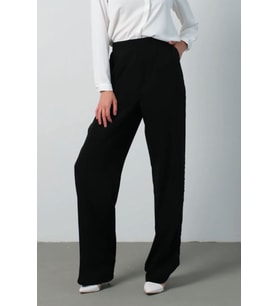 Beli Lastikli Palazzo Model Kumaş Pantolon