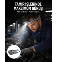 LED Kafa Feneri Eller Serbest Kullanım İçin Güçlü Işık Kaynağı