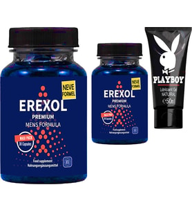 Erexol 2 Adet Erkekleri Destekleyicili 30 Lu Kapsüller L-Argininli L-Citrullineli Macatozlu Çinko Üzüm Çekirdeği Extreleri + Jel