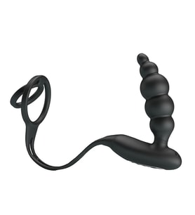 ETSMagaza 12 Titreşimli Stimülatör Tasarım Harikası Penis Halkası Ve Plug
