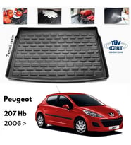 Peugeot 207 Bagaj Havuzu Paspası 2006-2015