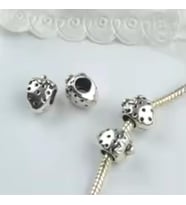 Çilek, Takantakana Worldshop, Pandora, Bileklik Uyumlu, Gümüş, Charm  (1Adet)