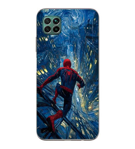 Huawei P40 Lite Uyumlu Baskılı Yumuşak Silikon Şeffaf Telefon Kılıfı