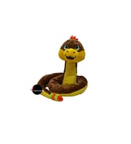Sevimli Yılan Peluş Oyuncak Yastık Boyunluk 35 cm (Çok Renkli)