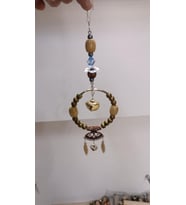 Netx Kuş Oyuncak Askı Metal Halkalı 25x9 cm Muhabbet ve Paraket için uygundur