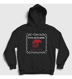 Presmono Unisex Siyah Southern Discomfort Eyehategod Kapüşonlu Sweatshirt 551582tt