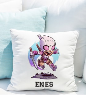 Gwenpool Yastığı Kişiye Özel