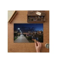 Yürüyüş Yolu - Gece Manzarası Tasarımı 240 parça Ahşap Puzzle Ahşap Kutuda MP02658