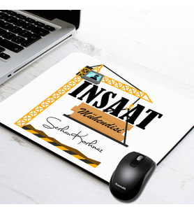 Kişiye Özel İnşaat Mühendislerine Özel Mousepad
