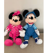Mickey Mouse, Minnie Mouse, Peluş Oyuncak, 26 cm , Yeni Yıl, Yılbaşı, Hediyesi