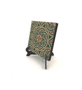 Bizans Deseni Baskılı MDF Masaüstlük 10X10