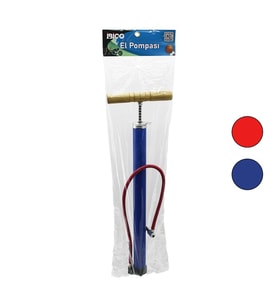 METAL GÖVDE AHŞAP KOL İRAN EL POMPASI 55CM TOP - BİSİKLET - MOTOR AYAKLIK APARATLI (5343)