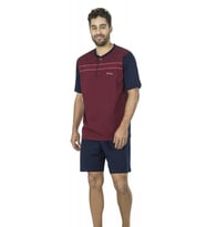 Pierre Cardin 5452 Erkek Pamuk Jakarlı 3'lü Pijama Takım
