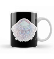Jellyfish Silver Holo Kupa Bardak Porselen