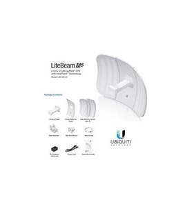 UBIQUITI (UBNT) LITEBEAM M5 LBE-M5-23 23dbi 100mbps 5ghz 20km Harici Access Poi