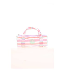 Kaukko Travel Double Stripe Kalem Çantası Mint K2600