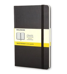 Moleskine Sert Kapak Defter Siyah (Kareli - 13x21) - 1139