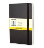 Moleskine Sert Kapak Defter Siyah (Kareli - 13x21) - 1139