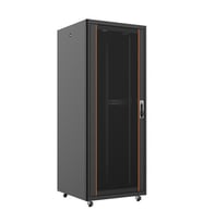 AGER 26U 800x800mm Dikili Tip Siyah Kabinet Vega AG-VB26U8080S1 Cam Kapak