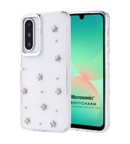 Microsonic Samsung Galaxy A26 Kılıf PrettyCharm Star (Gri)
